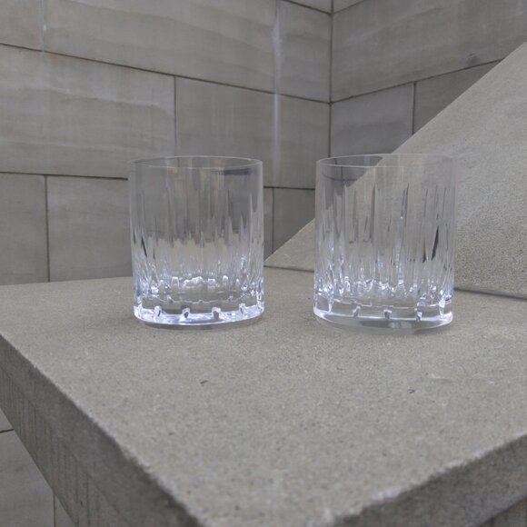 Miller Rogaska Pair (2) Soho Double Old Fashioned Crystal Glasses - Picture 4 of 15
